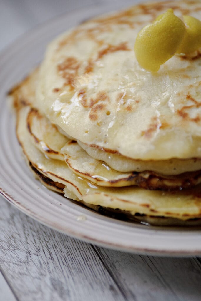 Lemon Pancakes Recipe - Dessert for Two