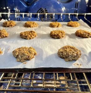 Easy Peanut Banana Oatmeal Cookies