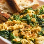 Spinach Scrambled Eggs