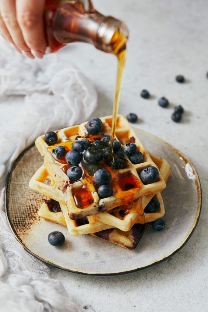 Blueberry Waffles Recipe