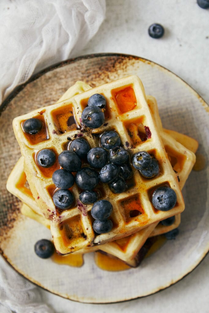 Blueberry Waffles Recipe