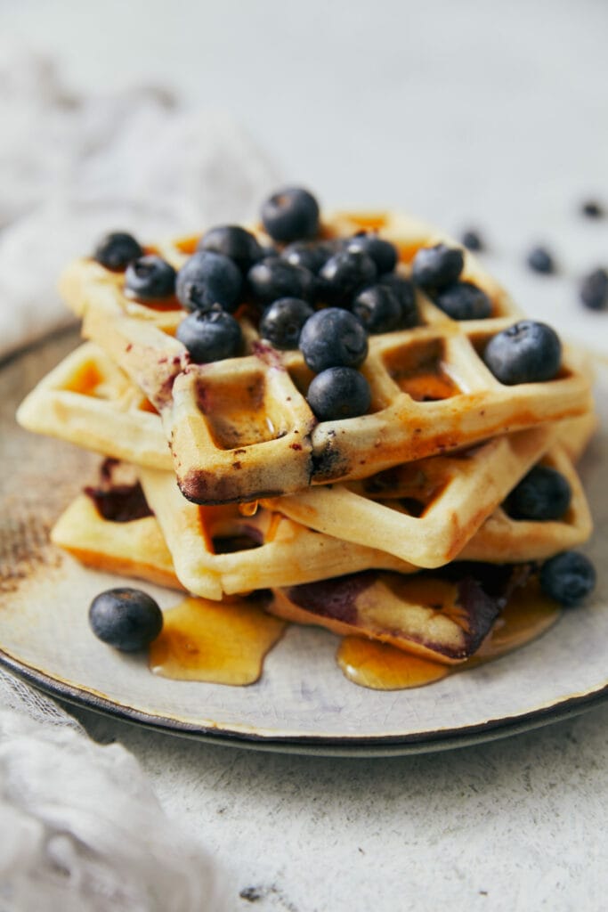 Blueberry Waffles Recipe