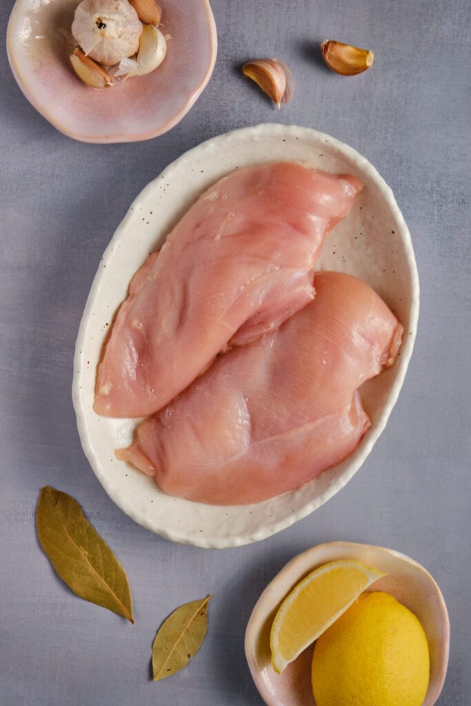 Juicy Poached Chicken