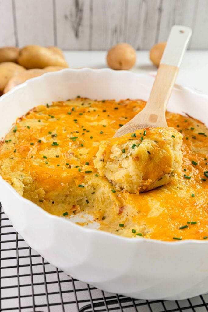 Twice Baked Mashed potatoes