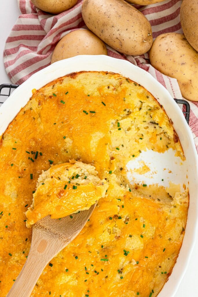 Twice Baked Mashed potatoes