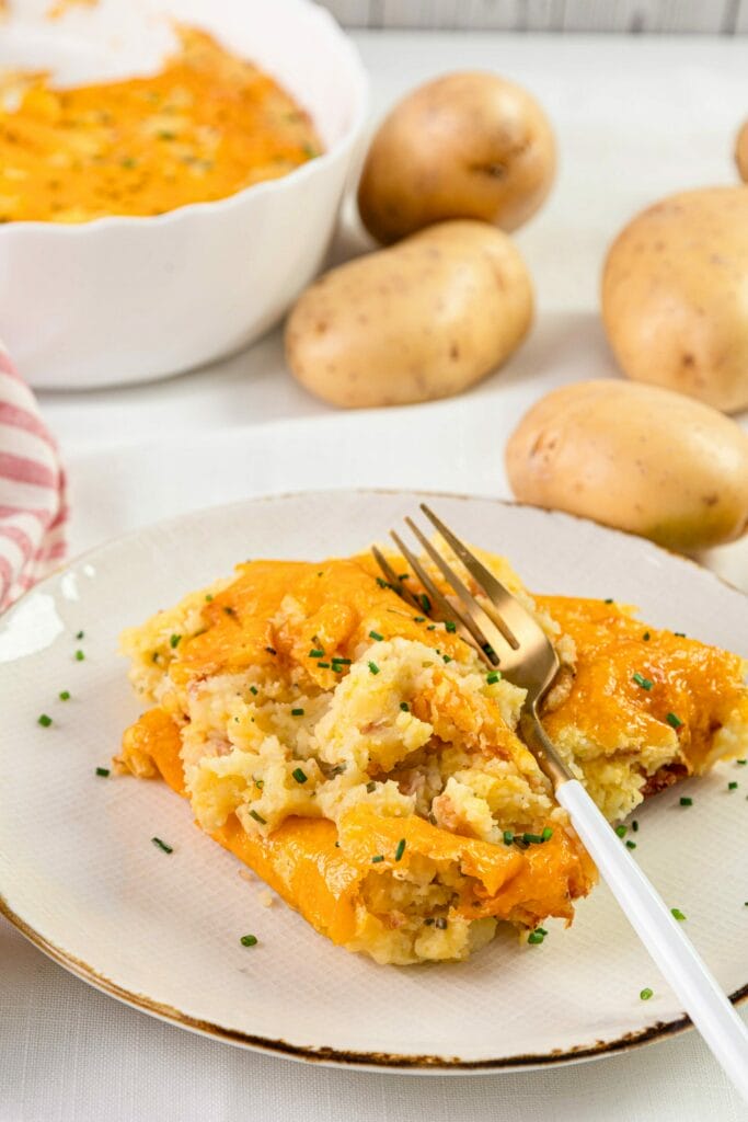 Twice Baked Mashed potatoes